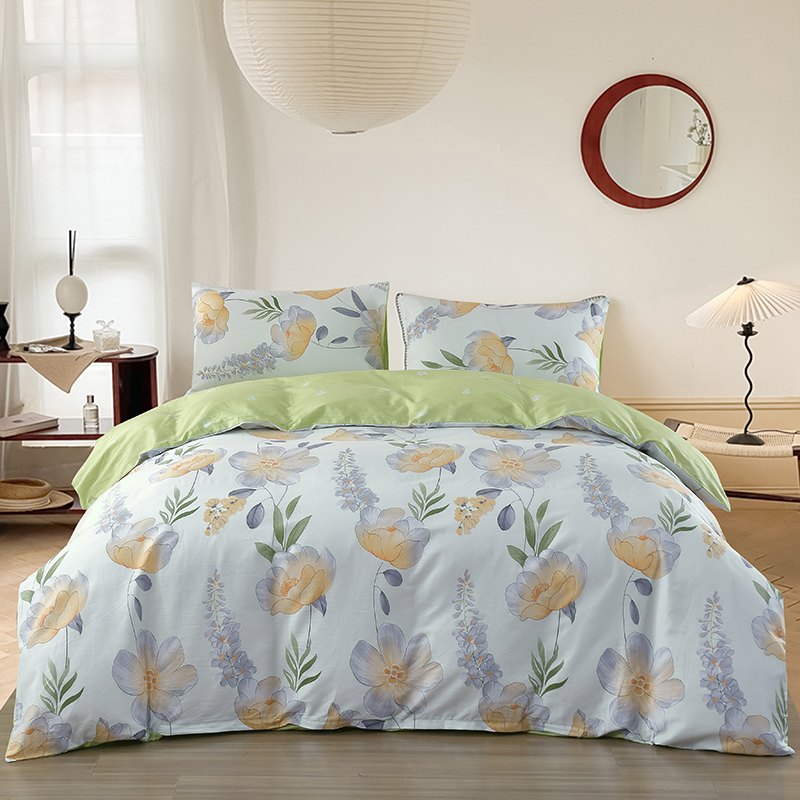 雅鹿甄品全棉四件套2*2.3米（单位：床） 花影